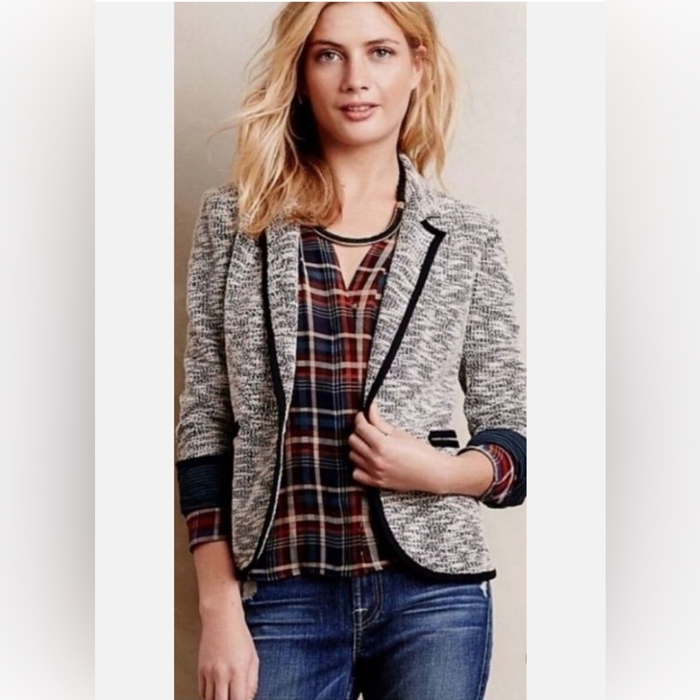 Anthropologie Cartonnier Lakehouse Blazer Size 12